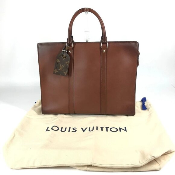 LOUIS VUITTON M55733 Monogram Sac Plat Horizontal Zip Hand Bag Business bag - Picture 1 of 15